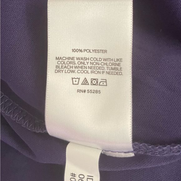 Express Royal Purple Chiffon Dress NWT Size L - Picture 5 of 5